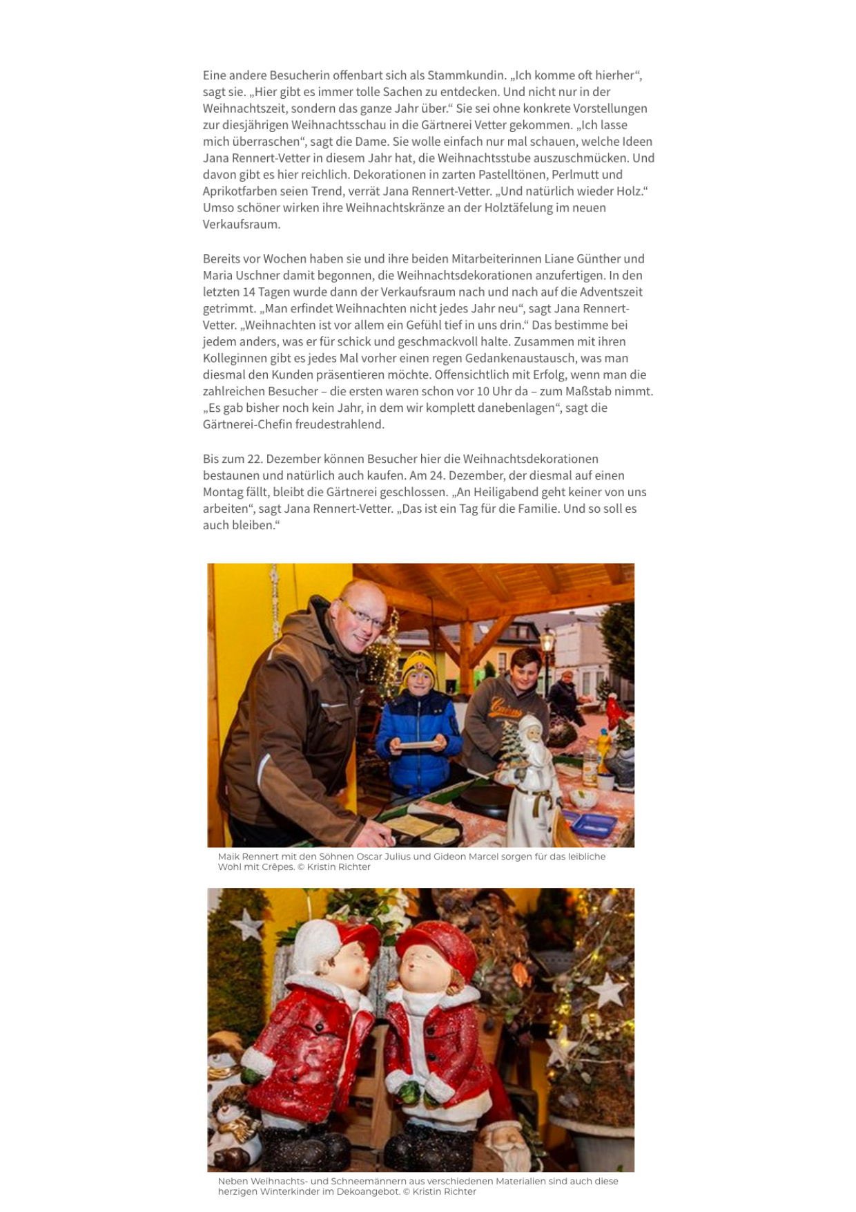 Weihnachtsartikel SZ 22.11.2018 Seite 2